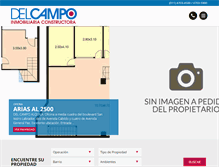 Tablet Screenshot of delcamponet.com.ar